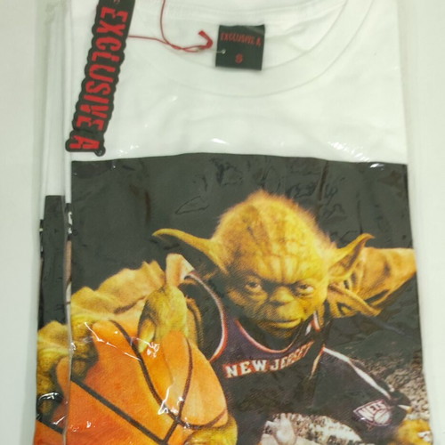 Yoda Basketball Slam Dunk Jedi Star Wars T-shirt new, sizes S M L