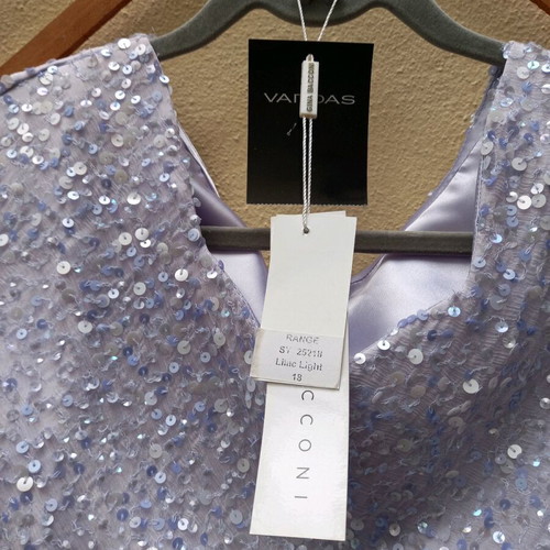 Gina Bacconi blouse and trousers set, lavender