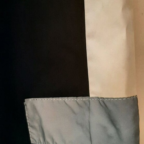 Women's pants like new, black and white, lightweight and comfortable