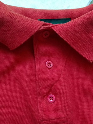 Dors men's polo t-shirt size L like new, red
