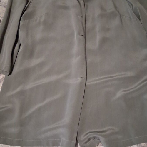 Vintage silk blouse Peter Hahn like new, green, sizes XL and XXL