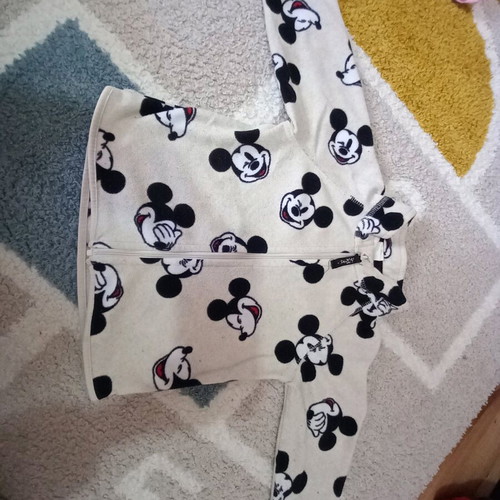 Fleece baby kids jacket with zipper Mickey Mouse H&M like new for 9-12M