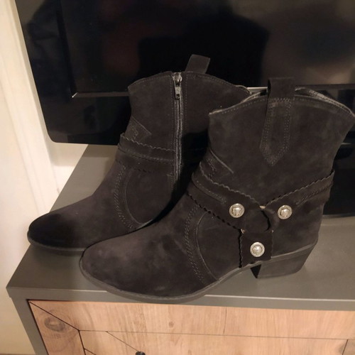Cowboy ankle boots Smart Cronos new, black, suede