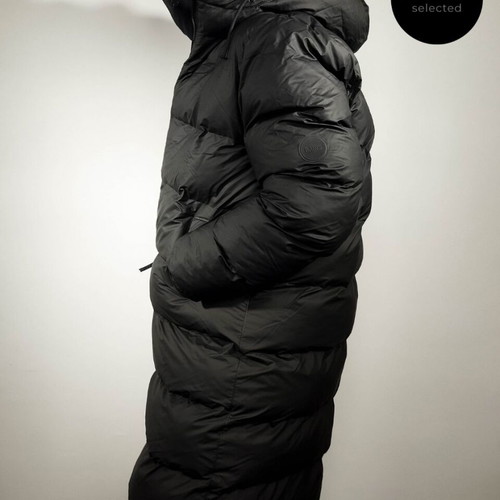 Rains Alta Long Puffer Jacket new, size L, black