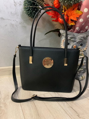 Mulberry Est. 1971 γυναικεία τσάντα ώμου σαν καινούργια, μαύρη