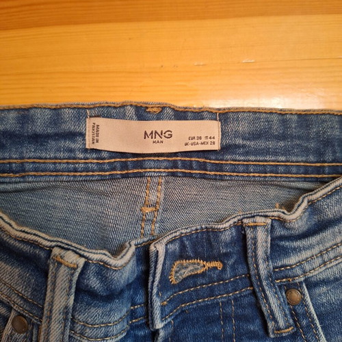 Mango denim shorts with tags, blue, size S
