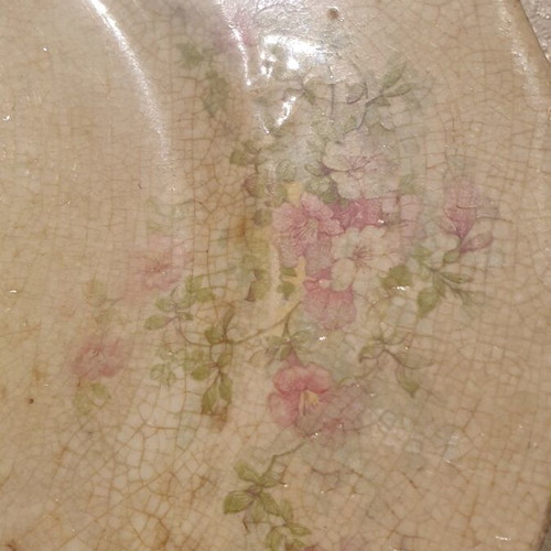Plate English porcelain vintage used