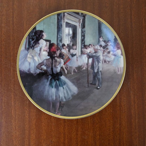 Porcelain plate used, Degas The Dance Class Musée d'Orsay