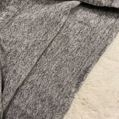 Bershka gray blouse size S used with wide sleeves and choker neck