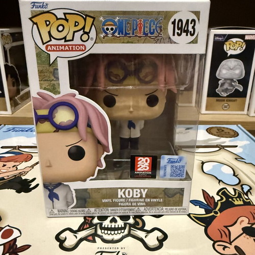 Funko POP! One Piece Koby Marine Captain 2025 Animation Expo Limited Edition