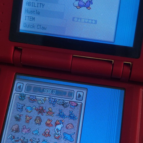Pokemon SoulSilver original game cartridge used, fully completed save