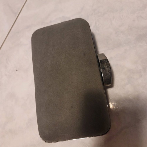 Clutch gray snake like new Achilleas Accessories