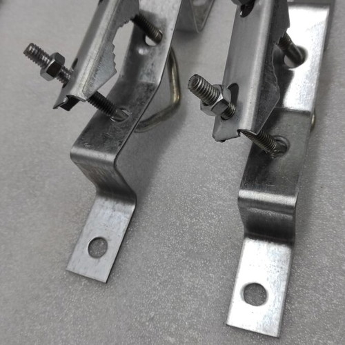Omega Base for Antenna New, Pair 23cm Length 5cm Depth