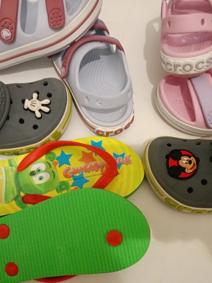 Children's Crocs shoes, 3 pairs plus 1 other brand, size 9