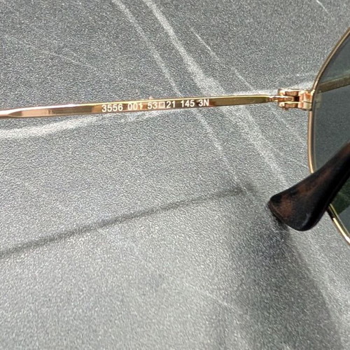 Tommy Shark 3556 01 Mineral Crystal Sunglasses New Gold