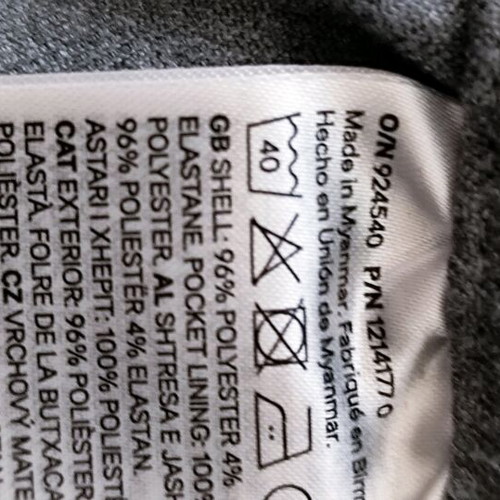 H&M Divided gray pants like new, woven fabric, size M