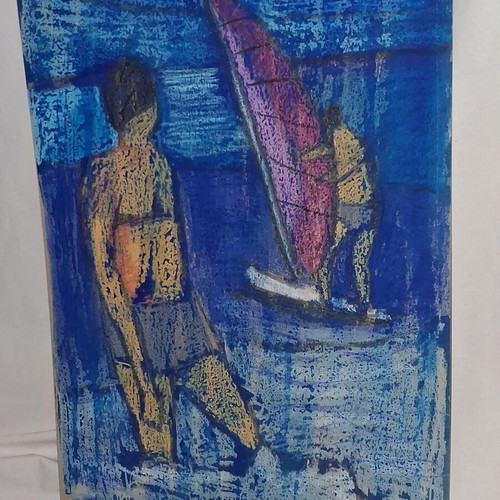 Original painting by Elsa Magazian, 35 × 50 cm