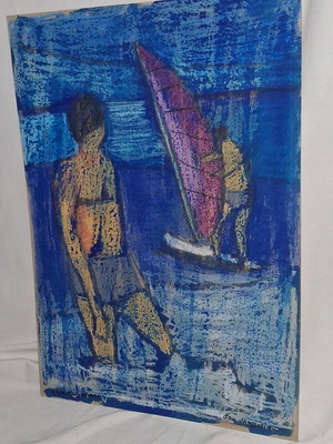 Original painting by Elsa Magazian, 35 × 50 cm