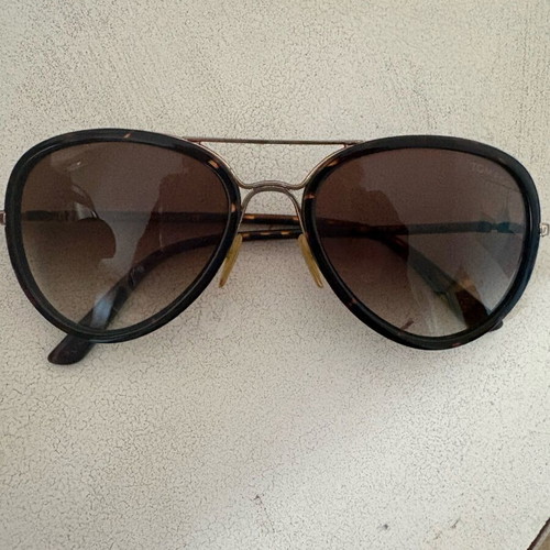 Tom Ford sunglasses like new, gold-plated police style unisex