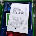 Sequence board game used with missing pieces