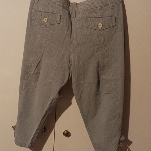 Attrattivo gray zip culottes cotton fabric, size XL