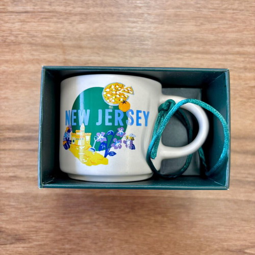 Starbucks Ornament New Jersey new, 2oz Been There series