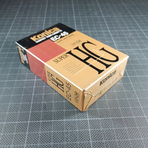 Konica Super HG EC-45 VHS-C video cassette new, sealed
