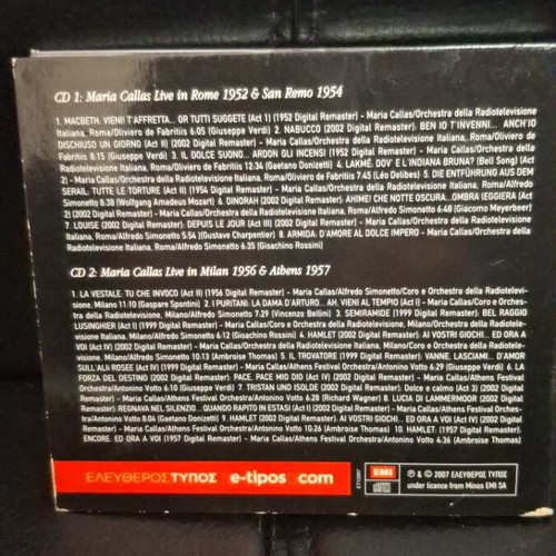 Maria Callas CD used, classical music