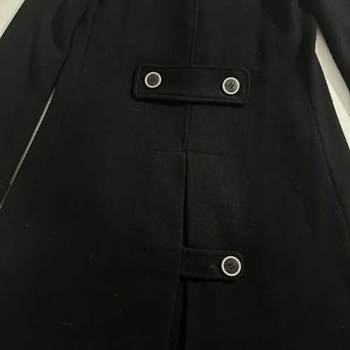 ZARA Black Military Style Coat Size M Like New