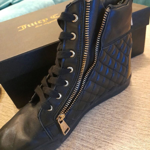 Juicy Couture boots used, quilted, size 39.5, black