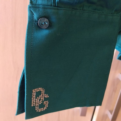 D&G women's shirt M, petrol emerald green, new with tags