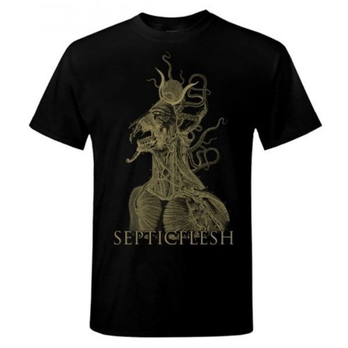 Septicflesh Communion II men's T-shirt XL brand new, black-yellow