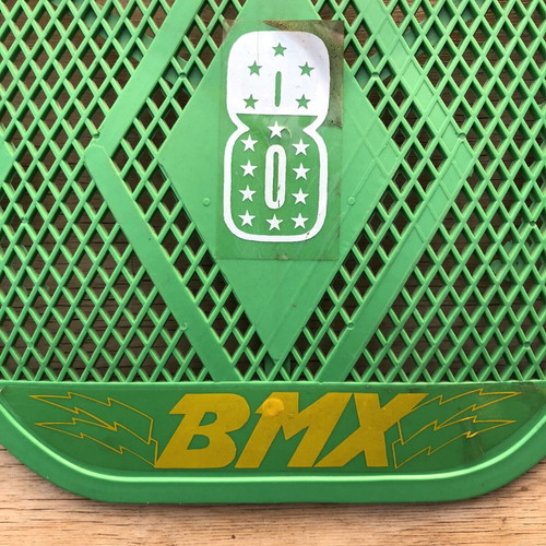 BMX Vintage Bicycle Handlebar Decoration Green Number 8 Car Asso Racing New