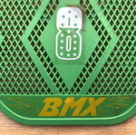 BMX Vintage Bicycle Handlebar Decoration Green Number 8 Car Asso Racing New