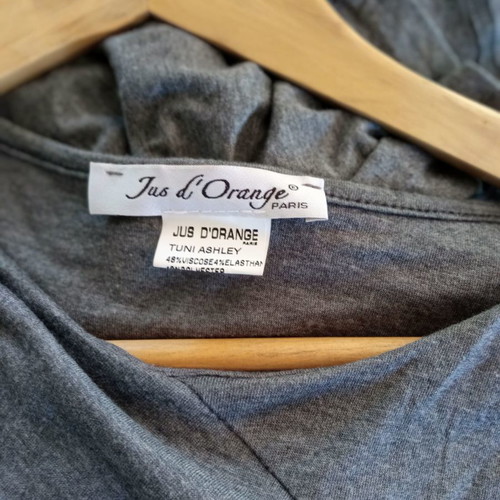 Jus d' Orange Paris φόρεμα silky ruched dress - S