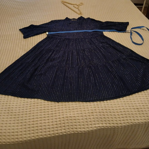 Julia Bergovich dress blue, like new, airy