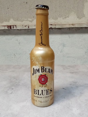 Vintage μπουκάλι Jim Beam Blues Whiskey Cocktail 1998 μεταχειρισμένο