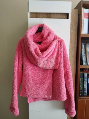 Pink outerwear jacket size M made to order