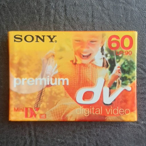 Sony premium miniDV 60 DVM60PR3 sealed tape