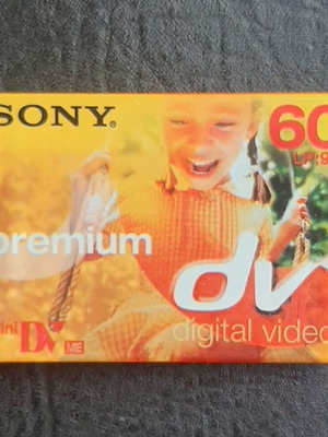 Sony premium miniDV 60 DVM60PR3 sealed tape