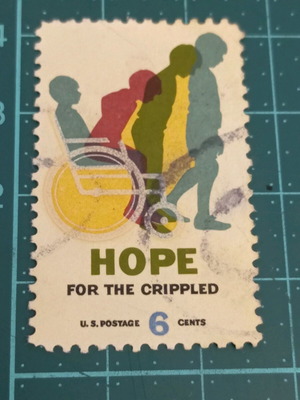 United States stamp 1969 Hope for the Crippled like new
