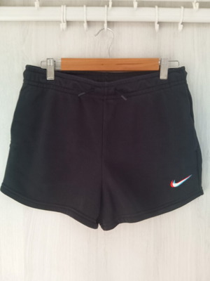 Nike women's shorts small, new, fleece fabric, black