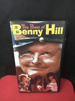 Benny Hill The Best video cassette used, comedy