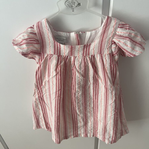 Yell-OH Stripes Girl Dress 9-12 Month like new