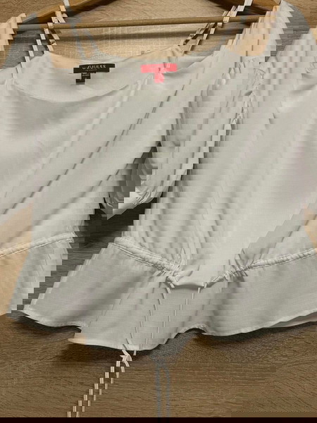 Guess μπλούζα λευκή Small
