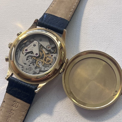 Louis Jacot Poljot Vintage Wristwatch used, 33mm, gold color