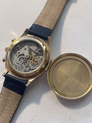 Louis Jacot Poljot Vintage Wristwatch used, 33mm, gold color