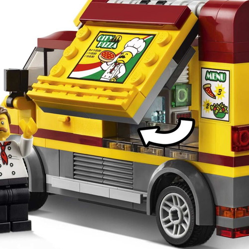 Lego City 60150 Pizza Van used set