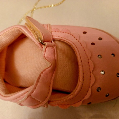 Set of 3 pairs of baby cuddle shoes used, Disney Pooh & Glam Style