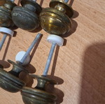 Brass knobs used, set of 6 pieces
